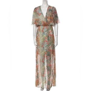 Alice and Olivia Silk Wrap Dress